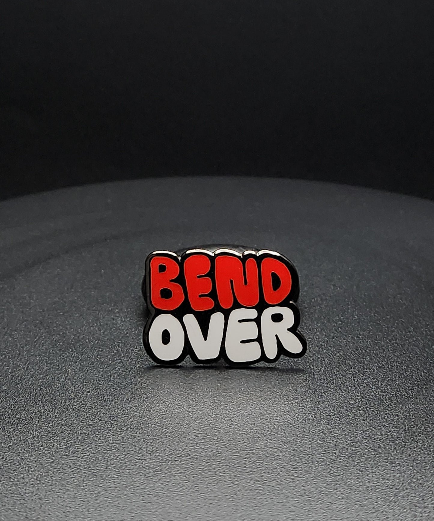 Horse Market Bend Over Enamel Pin - Locking back