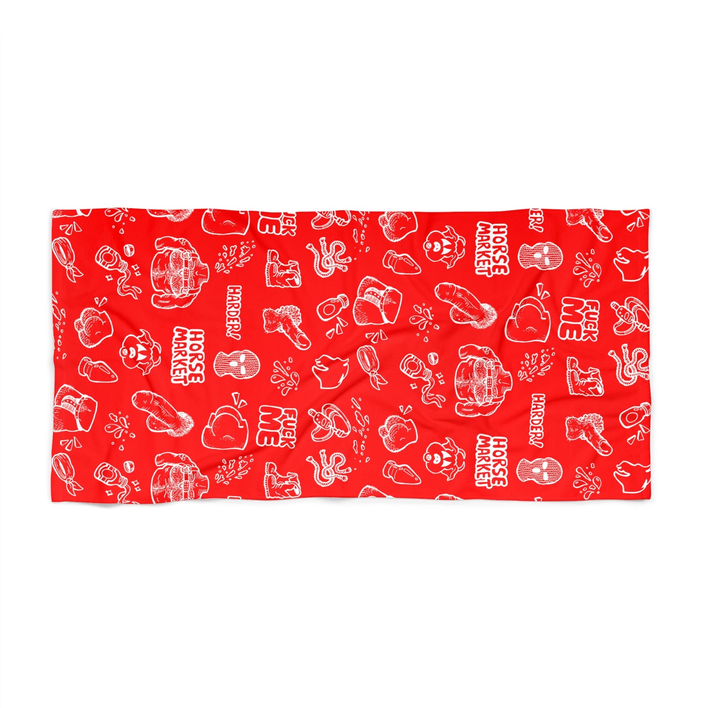 Signature HorseMarket Beach Towel (one side print)