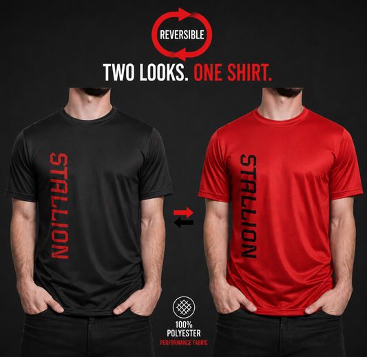 HorseMarket Reversable Stallion/Stallion Shirt! / PRESALE!